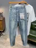 Calça Jeans Reta Masculina, Nova Versátil Solta Casual Cintura Elástica Cordão Tendência Calça Masculina 2026 Estilo Jovem