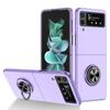 Adecuado para Samsung Zflip7/ 40% de descuento Funda plegable para teléfono con anillo de diamante Galaxy Zflip5/4 Cubierta protectora anticaídas