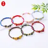 Nuevo Pulsera de Nudo de Silla de Cuerda Tejida a Mano Colorida Caballo al Éxito Pulsera DIY Hecha a Mano Tejida Año del Caballo Adorno de Cuerda de Mano para Pareja