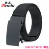 Cinturón de Cuero para Hombre Moderno y Versátil, Cinturón de Lona con Hebilla Automática sin Hebilla, Cinturón Elástico Simple Casual Deportivo