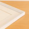 Marco de fotos grande de madera maciza, marco de fotos de caligrafía en blanco, obras pintadas a mano, marco montado para hacer marcos de fotos de cualquier tamaño para colgar en la pared.