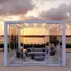 Cenador Modular Exterior 3*4m Terraza de Jardín Aleación de Aluminio Anticorrosión Toldo Venta al por Mayor