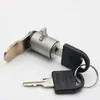 Cerradura de Cajón para Archivador de Oficina de Acero Cerradura de Puerta Perilla de Cerradura Pestillo de Bloqueo Cerradura de Casillero de Dormitorio Cilindro Cabeza de Cerradura de Armario de Almacenamiento