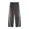 Pantalones Deportivos Rectos Nuevos de Primavera y Verano Estilo Americano Pantalones Casuales de Moda Pierna Ancha Suelta Deportivos Rayas Laterales Largos Venta al por Mayor