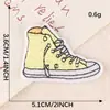 Insignia de Accesorios de Ropa Bordada a Computadora Parche Adhesivo Zapatos Etiqueta de Tela Cuenta a Mano DIY Accesorios Calcomanía de Tela Bordada