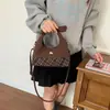Nova Chegada de Outono Grande Capacidade 2026 Nova Bolsa de Ombro Único Estilo Cross-border Bolsa Tote Versão Coreana Color Blocking Patchwork Bolsa de Ombro Único para Mulheres