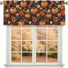 Cortinas de ventana temáticas de nieve para uso diario transfronterizo, cortinas navideñas para el hogar, decoraciones navideñas para la cocina, decoraciones para fiestas navideñas