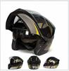 Casco Abatible de Comercio Exterior Más Vendido con Doble Visor, Casco para Vehículos Eléctricos, Casco de Motocicleta Cálido, Casco de Seguridad para Motocicleta