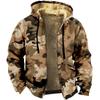 Roupa de Algodão de Inverno Europeia e Americana para Homem, Quente com Bolso com Capuz Forrado de Lã, Roupa de Algodão de Manga Comprida, Impressão Digital 3D, Algodão de Rua na Moda