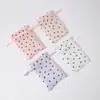 Bolsas de Malla de Nuevo Estilo Transfronterizas para Regalos, Bolsas de Gasa con Cordón de Organza, Bolsas de Malla con Logo, Bolsas de Malla con Corazón de Terciopelo, Hechas a Medida