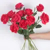 Flores Artificiais Rosa Populares Transfronteiriças Decoração de Casa Sala de Estar Mesa de Jantar Arranjo de Flores Decoração Flores Artificiais Temu Dropshipping