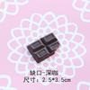 Accesorios de Resina de Chocolate Simulado Llavero DIY Imán para Refrigerador Juguetes de Comida Materiales Pastel Postre Tamaño Grande