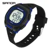 Reloj Marca Sanda Fiesta Estudiante Cuadrado Multifuncional Impermeable Deportivo Reloj Despertador Snooze Recordatorio Reloj Electrónico