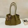 2026 Bolso Tote Grande de Estilo Coreano Simple para Mujer Versátil para el Trabajo Bolso de Hombro Único Bolso de Compras de Moda