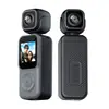 Cámara de Mano Portátil 4K de Alta Definición Transfronteriza Doble Lente Wifi Cámara con Clip Cámara Deportiva DV Cámara para Exteriores en Stock