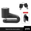Bloqueio de freio de disco de bicicleta de montanha bicicleta motocicleta carro elétrico Mini antirroubo bloqueio de freio a disco portátil com cordão