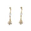 Pendientes de plata S925 con borlas y perlas de Corea del Sur, con degradado, estilo coreano, temperamento femenino, tendencia de moda, pendientes personalizados.