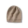 Cachemira Otoño/Invierno 2026 Nuevo para Mujer de Alta Gama Tejido para Exteriores Cálido Gorro de Punto con Orejeras de Trenza Gorro de Punto Casual Tipo Turbante