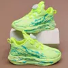 Zapatillas de correr para niños, zapatillas deportivas infantiles de suela blanda, zapatillas de baloncesto de moda para primavera/otoño, zapatos casuales transpirables y antideslizantes para niños