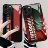Capa de Celular com Logo de Clube de Futebol da Copa do Mundo Barcelona/Liverpool/Bayern de Munique Capa Protetora para Celular