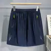 Pantalones Cortos Finos de Seda de Hielo para Hombre para Exportación, de Cinco Puntos, de Secado Rápido, con Cremallera, Pantalones Casuales de Moda y Tendencia para Deportes y Actividades al Aire Libre