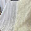 Encaje Calado Bordado Tela Verano Algodón Perforado Ropa Camisa Bordado Tela Algodón Soluble al Agua Bordado Tela