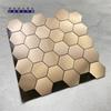 Azulejo hexagonal mosaico Placa de alumínio plástico Adesivo de parede nórdico autoadesivo Cozinha banheiro Banheiro Parede de fundo Decoração de casa Materiais de construção