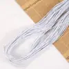 Corda Elástica de Látex Colorida 0,8mm-2,0mm Cor de Café para Artesanato, Corda Elástica para Pulseira com Núcleo, Corda para Etiqueta, Elástico Redondo