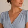 Collar de metal con colgante de amor redondo geométrico simple de moda transfronteriza para mujer, joyería al por mayor