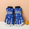 Guantes de Esquí para Niños al Aire Libre Niños y Niñas Invierno Cálido para Jugar en la Nieve A prueba de Viento e Impermeables Forrados de Polar Engrosados Guantes a Prueba de Frío