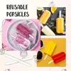 Palo de helado transparente transfronterizo palo de helado reutilizable mini manualidades hechas a mano palo de caramelo