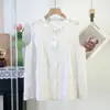 Verão 2026 Feminino Estilo Artístico Bordado Jacquard Cor Sólida Gola de Renda Sem Mangas Camisa Casual Top de Algodão