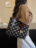 Bolsa de Hombro de Lunares para Principios de Otoño 2026, Múltiples Compartimentos, Gran Capacidad, Bolso de Hombro Versátil para el Trayecto Diario, Venta al por Mayor para el Trayecto de Verano