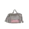 Nova Bolsa de Lona Vermelha Estilo Coreano Vento Preguiçoso Bolsa de Ombro de Lona Casual Versátil de Alto Nível para Menina Bolsa de Ombro Portátil