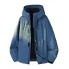 Chaqueta con capucha para mujer estilo Luotuo tres en uno, cortavientos e impermeable para exteriores, con logotipo de estándar nacional, chaqueta de trabajo para hombre