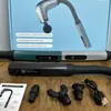 Gancho curvo en forma de U pistola de fascia, masajeador eléctrico, silencioso, para relajación muscular y fitness, longitud extendida para masaje de espalda, LCD multivelocidad, venta al por mayor