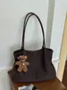 Estilo Coreano Transfronterizo Otoño/Invierno 2026 Nueva Moda Versátil Casual Gran Capacidad Bolso de Hombro Único Bolso Tote Ligero