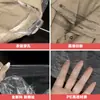 Pe Advertencia Transfronteriza Chaqueta de Plumas Engrosada Funda de Ropa a Prueba de Humedad Cubierta Antipolvo Bolsa Antipolvo Transparente para Trajes Colgantes