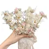 Corona de Guirnalda de Flores para Niñas Diadema Corona de Princesa Infantil Adorno para el Cabello de Cumpleaños para Niña Accesorio para el Cabello de Dama de Honor