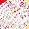 Adesivos de Celular Diamante Infantis Transfronteiriços Criativos Feitos à Mão Materiais Decorativos DIY Diamantes de Cristal Acrílico 3D Estéreo