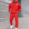 Amazon Cross-Border Nova Moda Street de Venda Quente para Homens e Mulheres Moletom com Capuz de Veludo Estampado Conjunto Hoodie Estilo Quente