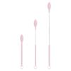 Espátula de Silicona Cosmética Mini Retráctil Varilla Extendida Juego de Cucharas de Silicona para Cocina Horneado Salsa
