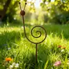 Suportes de Plantas em Forma de Caracol para Jardim Amazon Transfronteiriços Decoração de Jardim Minimalista Venda Quente Arte em Ferro Cor de Ferrugem Artesanato de Metal
