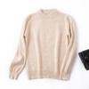 Suéter infantil de pura lã tricotada para meninos e meninas, modelo pulôver quente com base em cashmere e cano médio para crianças pequenas.