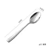 Acero Inoxidable 304 Cuchara para Postre Café Sopa Mango Largo Cuchara para Remover Vajilla Comida Occidental Cuchillo Tenedor Cuchara Fabricante Venta al por Mayor