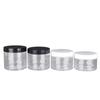 Frasco de Mascarilla Capilar de 500ml Botella de Exfoliante de 300g Plástico PET Botella de Boca Ancha para Puntos Crema Transparente Botella de Boca Ancha