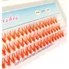 Nuevas explosiones de color de moda en internet 30p pestañas postizas de fusión en caliente multicolor multiespecificación fábrica de origen stock al por mayor