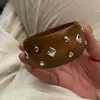 Pulsera Geométrica Irregular de Moda Vintage, Lujo Ligero de Gama Alta con Diseño Sencillo, Joyería de Nicho para Mujer al por Mayor
