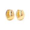 Aretes Personalizados, Aretes de Latón Chapado en Oro Estilo Europeo y Americano Retro Francés de Alta Calidad para Mujer, de Gama Alta y Nicho