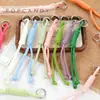Estilo Coreano Personalidad Ins Popular en Internet Color Lanyard Colgante Corto Colgante Bolsa Bolsa de Cuerda Corta Llavero Colgante de Bolsa